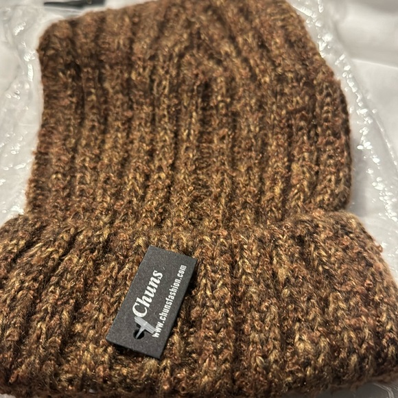 CHUNS knit unisex knit hat beanie nwt brown, and color in bag NWT - Picture 1 of 2